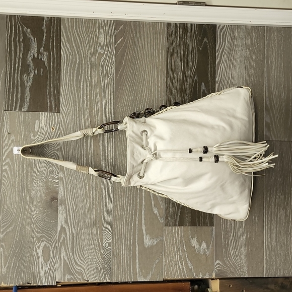 Juicy Coture limited collectors edition white leather shoulder bag - Picture 1 of 16
